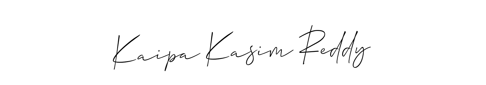 Check out images of Autograph of Kaipa Kasim Reddy name. Actor Kaipa Kasim Reddy Signature Style. Allison_Script is a professional sign style online. Kaipa Kasim Reddy signature style 2 images and pictures png