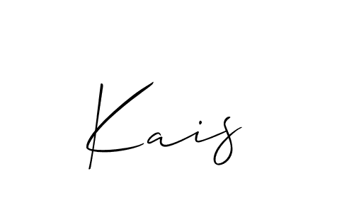 Kais  stylish signature style. Best Handwritten Sign (Allison_Script) for my name. Handwritten Signature Collection Ideas for my name Kais . Kais  signature style 2 images and pictures png
