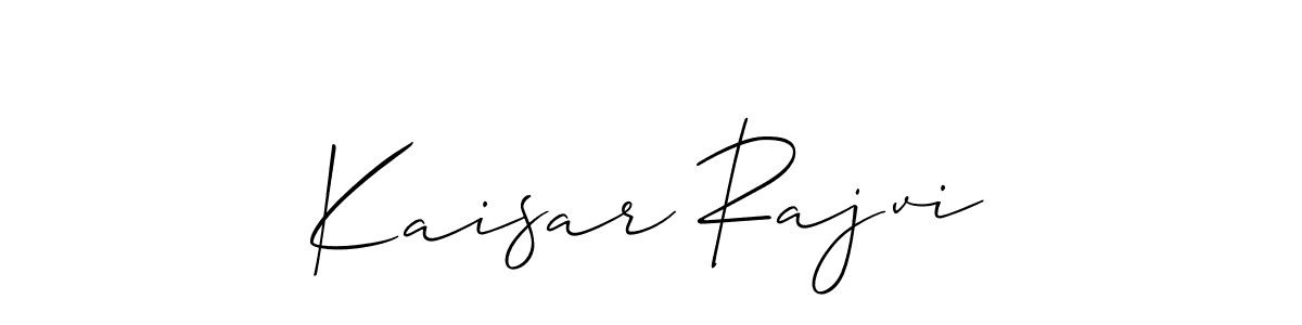 Also You can easily find your signature by using the search form. We will create Kaisar Rajvi name handwritten signature images for you free of cost using Allison_Script sign style. Kaisar Rajvi signature style 2 images and pictures png