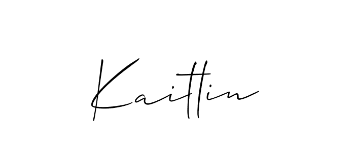 Make a beautiful signature design for name Kaitlin. With this signature (Allison_Script) style, you can create a handwritten signature for free. Kaitlin signature style 2 images and pictures png