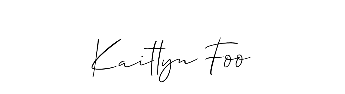 Make a beautiful signature design for name Kaitlyn Foo. Use this online signature maker to create a handwritten signature for free. Kaitlyn Foo signature style 2 images and pictures png