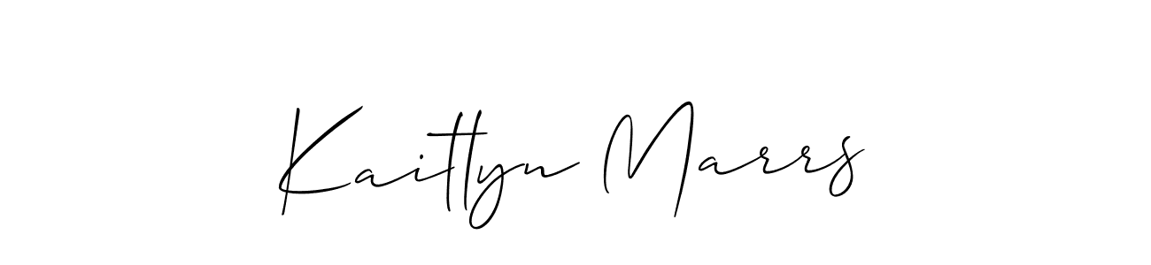 Check out images of Autograph of Kaitlyn Marrs name. Actor Kaitlyn Marrs Signature Style. Allison_Script is a professional sign style online. Kaitlyn Marrs signature style 2 images and pictures png