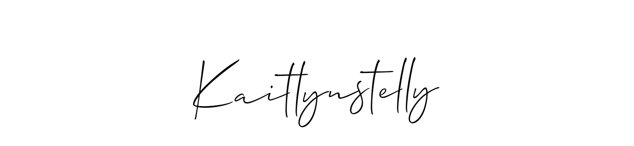 Make a short Kaitlynstelly signature style. Manage your documents anywhere anytime using Allison_Script. Create and add eSignatures, submit forms, share and send files easily. Kaitlynstelly signature style 2 images and pictures png