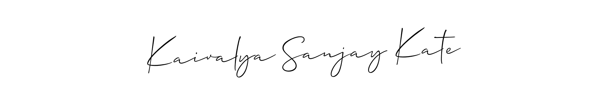 Make a beautiful signature design for name Kaivalya Sanjay Kate. Use this online signature maker to create a handwritten signature for free. Kaivalya Sanjay Kate signature style 2 images and pictures png