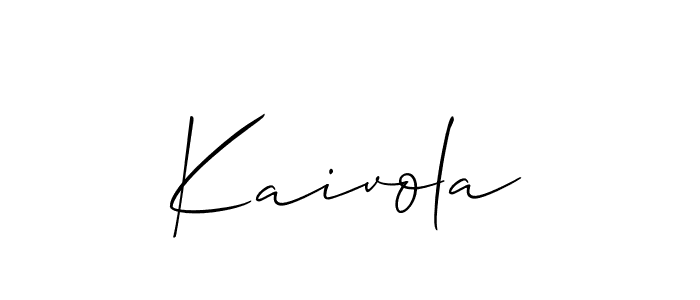 Here are the top 10 professional signature styles for the name Kaivola. These are the best autograph styles you can use for your name. Kaivola signature style 2 images and pictures png