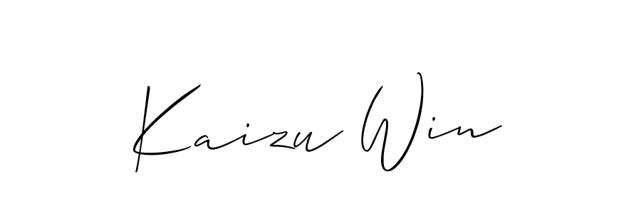 You can use this online signature creator to create a handwritten signature for the name Kaizu Win. This is the best online autograph maker. Kaizu Win signature style 2 images and pictures png