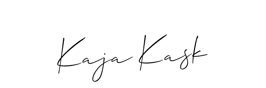 Make a beautiful signature design for name Kaja Kask. Use this online signature maker to create a handwritten signature for free. Kaja Kask signature style 2 images and pictures png