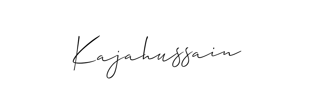 Best and Professional Signature Style for Kajahussain. Allison_Script Best Signature Style Collection. Kajahussain signature style 2 images and pictures png