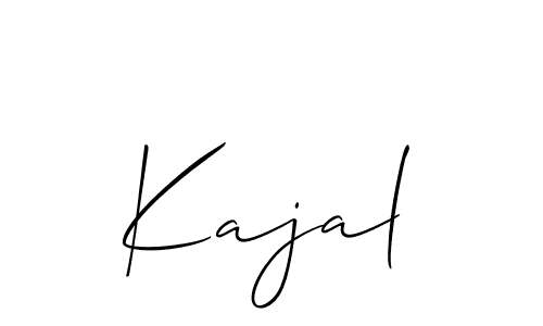 How to make Kajal name signature. Use Allison_Script style for creating short signs online. This is the latest handwritten sign. Kajal signature style 2 images and pictures png