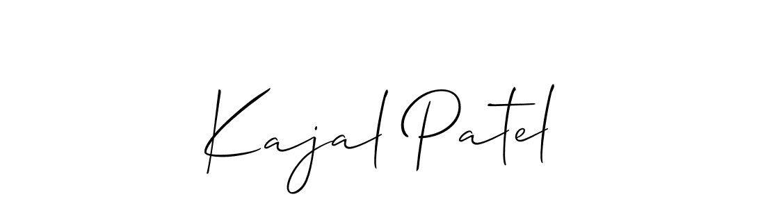 Best and Professional Signature Style for Kajal Patel. Allison_Script Best Signature Style Collection. Kajal Patel signature style 2 images and pictures png