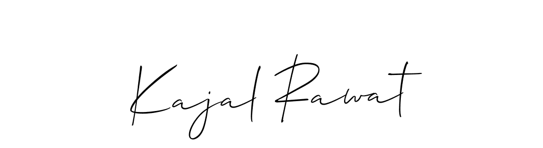 if you are searching for the best signature style for your name Kajal Rawat. so please give up your signature search. here we have designed multiple signature styles  using Allison_Script. Kajal Rawat signature style 2 images and pictures png