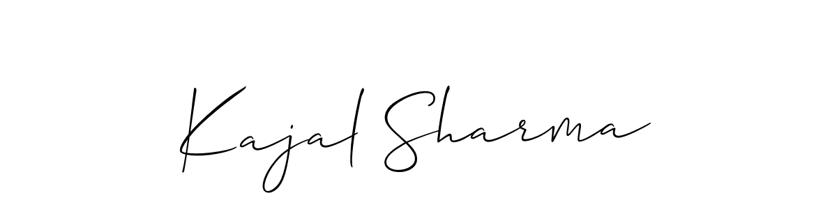 Once you've used our free online signature maker to create your best signature Allison_Script style, it's time to enjoy all of the benefits that Kajal Sharma name signing documents. Kajal Sharma signature style 2 images and pictures png