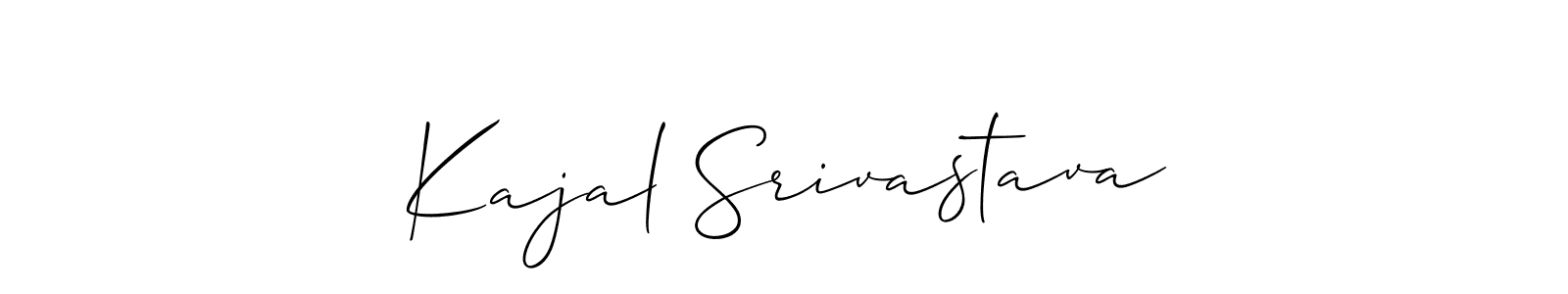 Make a beautiful signature design for name Kajal Srivastava. Use this online signature maker to create a handwritten signature for free. Kajal Srivastava signature style 2 images and pictures png