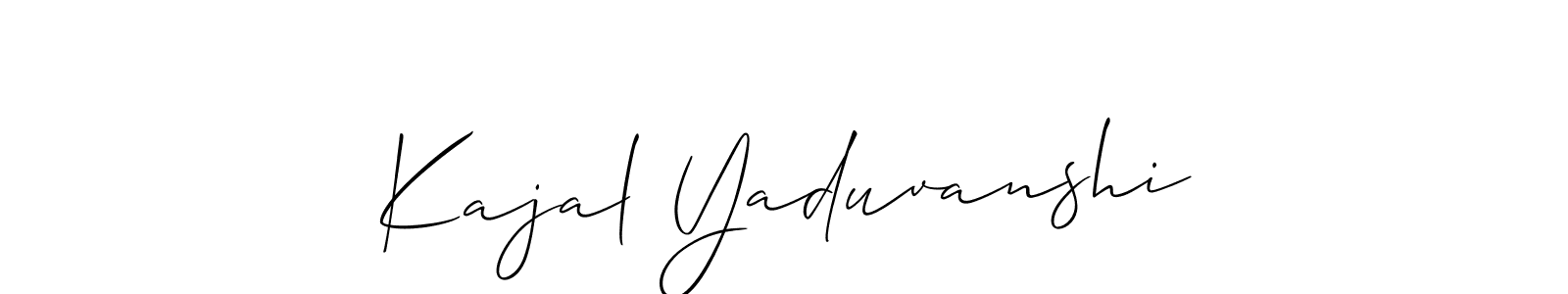 Here are the top 10 professional signature styles for the name Kajal Yaduvanshi. These are the best autograph styles you can use for your name. Kajal Yaduvanshi signature style 2 images and pictures png