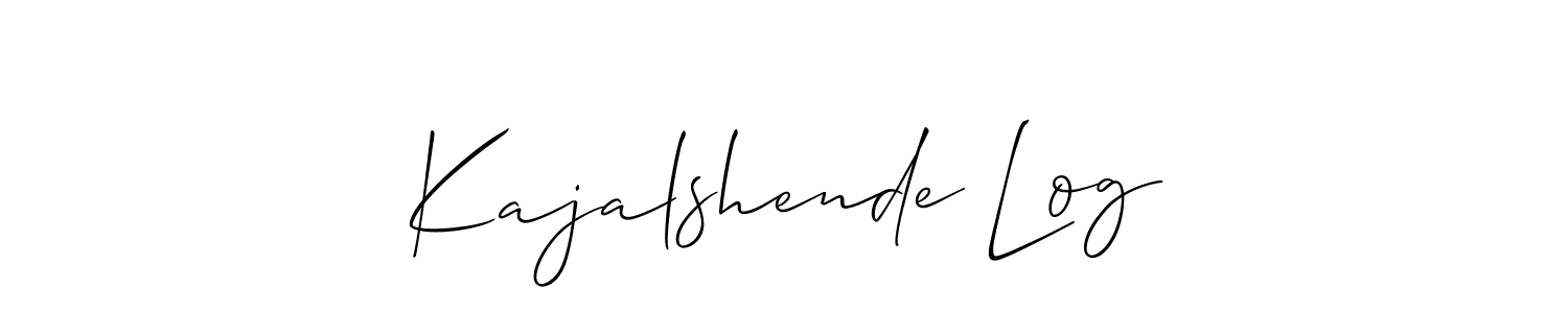 Similarly Allison_Script is the best handwritten signature design. Signature creator online .You can use it as an online autograph creator for name Kajalshende Log. Kajalshende Log signature style 2 images and pictures png
