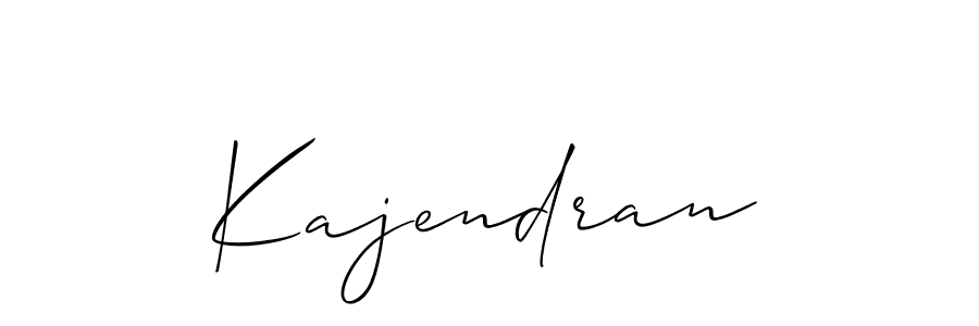 Design your own signature with our free online signature maker. With this signature software, you can create a handwritten (Allison_Script) signature for name Kajendran. Kajendran signature style 2 images and pictures png