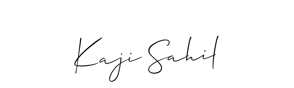 Make a beautiful signature design for name Kaji Sahil. Use this online signature maker to create a handwritten signature for free. Kaji Sahil signature style 2 images and pictures png