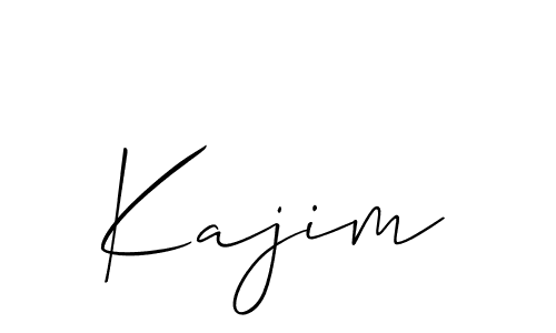 Once you've used our free online signature maker to create your best signature Allison_Script style, it's time to enjoy all of the benefits that Kajim name signing documents. Kajim signature style 2 images and pictures png