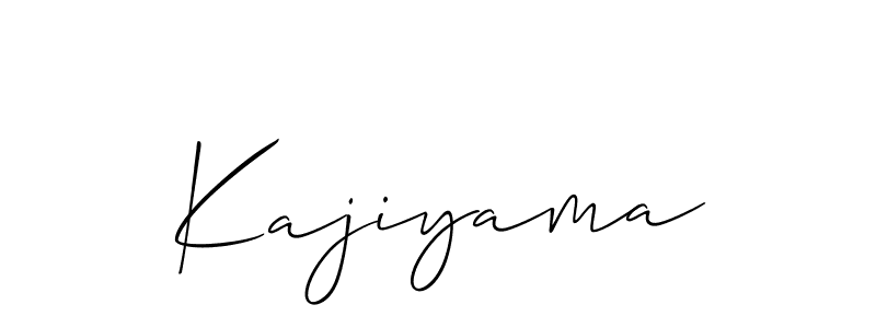 How to make Kajiyama name signature. Use Allison_Script style for creating short signs online. This is the latest handwritten sign. Kajiyama signature style 2 images and pictures png