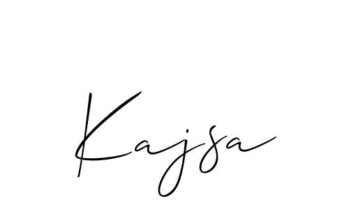 Make a beautiful signature design for name Kajsa. Use this online signature maker to create a handwritten signature for free. Kajsa signature style 2 images and pictures png
