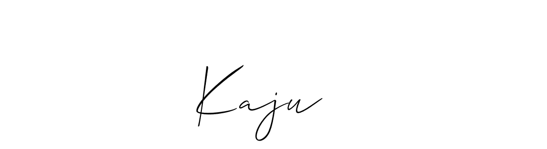 This is the best signature style for the Kaju ❤️ name. Also you like these signature font (Allison_Script). Mix name signature. Kaju ❤️ signature style 2 images and pictures png