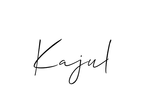 You should practise on your own different ways (Allison_Script) to write your name (Kajul) in signature. don't let someone else do it for you. Kajul signature style 2 images and pictures png