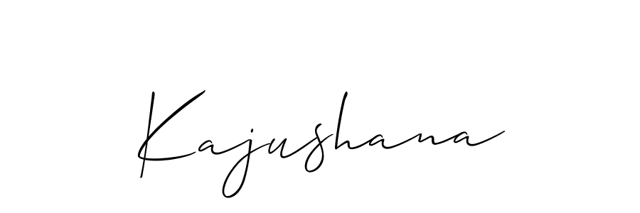 Make a beautiful signature design for name Kajushana. Use this online signature maker to create a handwritten signature for free. Kajushana signature style 2 images and pictures png