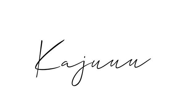 Make a short Kajuuu signature style. Manage your documents anywhere anytime using Allison_Script. Create and add eSignatures, submit forms, share and send files easily. Kajuuu signature style 2 images and pictures png