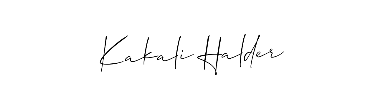 You can use this online signature creator to create a handwritten signature for the name Kakali Halder. This is the best online autograph maker. Kakali Halder signature style 2 images and pictures png