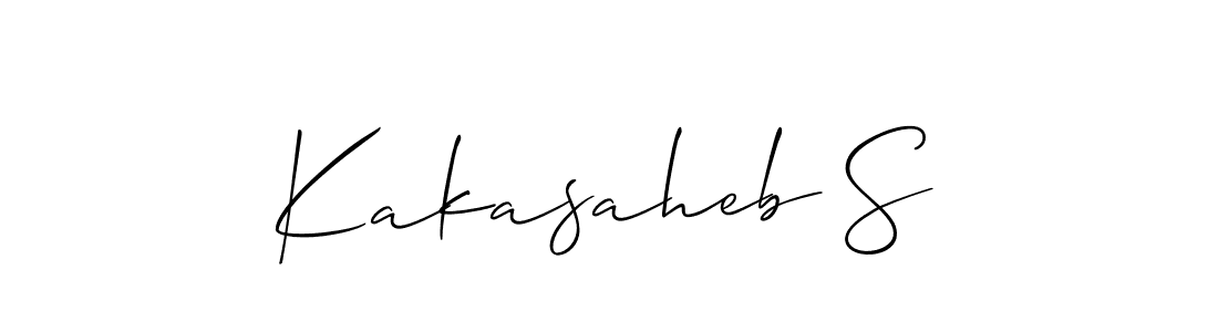 Allison_Script is a professional signature style that is perfect for those who want to add a touch of class to their signature. It is also a great choice for those who want to make their signature more unique. Get Kakasaheb S name to fancy signature for free. Kakasaheb S signature style 2 images and pictures png