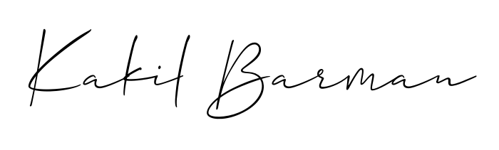 You can use this online signature creator to create a handwritten signature for the name Kakil Barman. This is the best online autograph maker. Kakil Barman signature style 2 images and pictures png