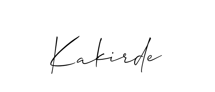 You can use this online signature creator to create a handwritten signature for the name Kakirde. This is the best online autograph maker. Kakirde signature style 2 images and pictures png