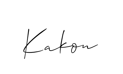 Once you've used our free online signature maker to create your best signature Allison_Script style, it's time to enjoy all of the benefits that Kakon name signing documents. Kakon signature style 2 images and pictures png