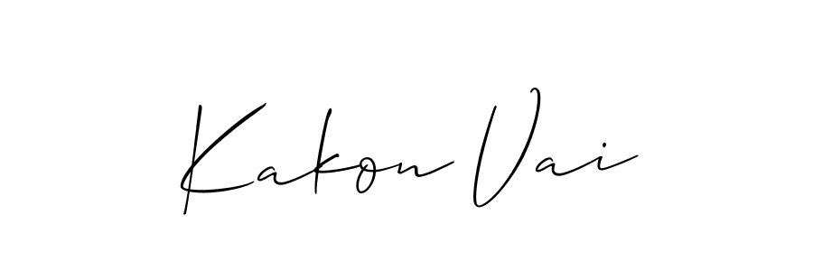 Here are the top 10 professional signature styles for the name Kakon Vai. These are the best autograph styles you can use for your name. Kakon Vai signature style 2 images and pictures png
