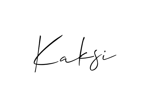 How to make Kaksi name signature. Use Allison_Script style for creating short signs online. This is the latest handwritten sign. Kaksi signature style 2 images and pictures png