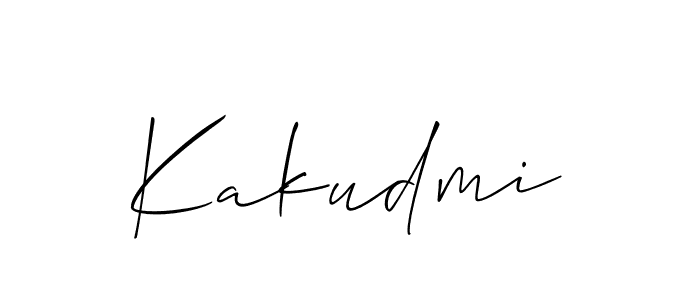 The best way (Allison_Script) to make a short signature is to pick only two or three words in your name. The name Kakudmi include a total of six letters. For converting this name. Kakudmi signature style 2 images and pictures png