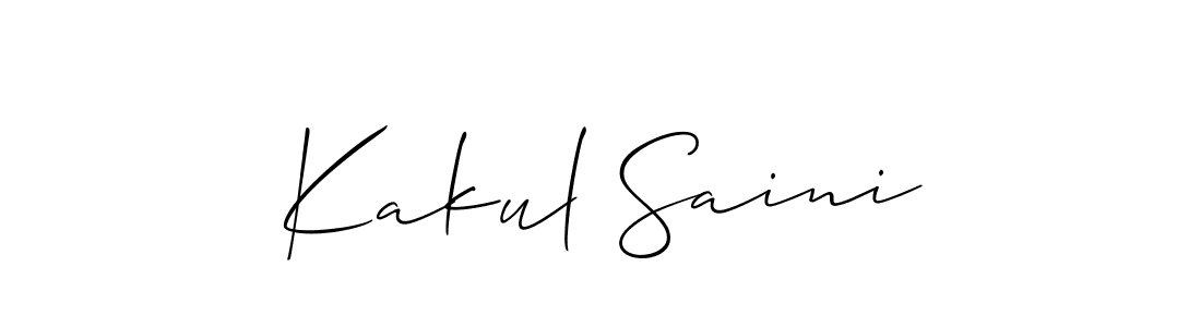 See photos of Kakul Saini official signature by Spectra . Check more albums & portfolios. Read reviews & check more about Allison_Script font. Kakul Saini signature style 2 images and pictures png