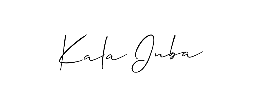 You can use this online signature creator to create a handwritten signature for the name Kala Inba. This is the best online autograph maker. Kala Inba signature style 2 images and pictures png