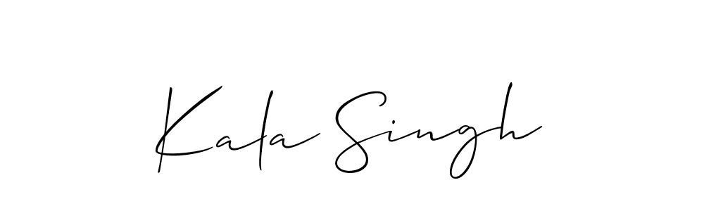 Also we have Kala Singh name is the best signature style. Create professional handwritten signature collection using Allison_Script autograph style. Kala Singh signature style 2 images and pictures png