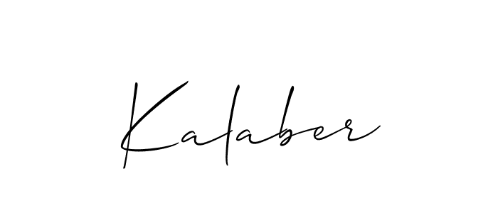 Kalaber stylish signature style. Best Handwritten Sign (Allison_Script) for my name. Handwritten Signature Collection Ideas for my name Kalaber. Kalaber signature style 2 images and pictures png