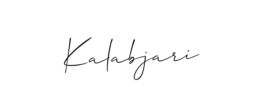 Make a short Kalabjari signature style. Manage your documents anywhere anytime using Allison_Script. Create and add eSignatures, submit forms, share and send files easily. Kalabjari signature style 2 images and pictures png