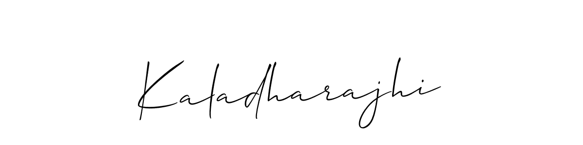 Kaladharajhi stylish signature style. Best Handwritten Sign (Allison_Script) for my name. Handwritten Signature Collection Ideas for my name Kaladharajhi. Kaladharajhi signature style 2 images and pictures png