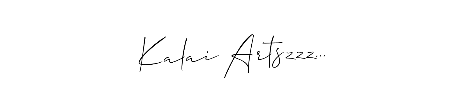 How to Draw Kalai Artszzz... signature style? Allison_Script is a latest design signature styles for name Kalai Artszzz.... Kalai Artszzz... signature style 2 images and pictures png