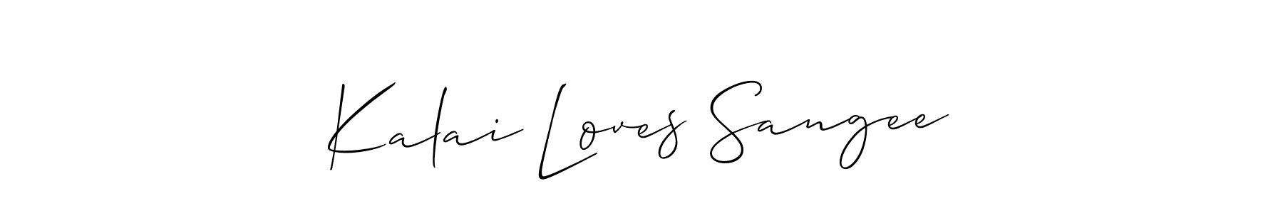 Here are the top 10 professional signature styles for the name Kalai Loves Sangee. These are the best autograph styles you can use for your name. Kalai Loves Sangee signature style 2 images and pictures png