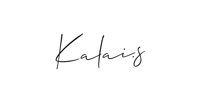 Make a short Kalai.s signature style. Manage your documents anywhere anytime using Allison_Script. Create and add eSignatures, submit forms, share and send files easily. Kalai.s signature style 2 images and pictures png