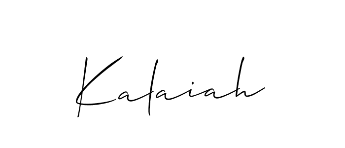 Here are the top 10 professional signature styles for the name Kalaiah. These are the best autograph styles you can use for your name. Kalaiah signature style 2 images and pictures png