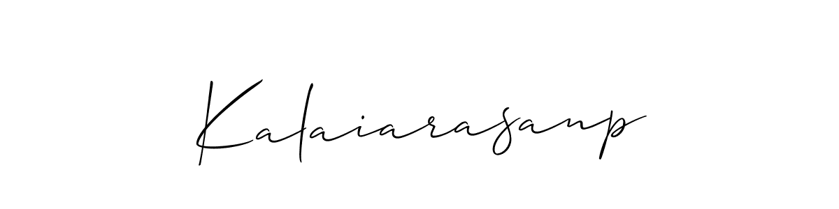 How to Draw Kalaiarasanp signature style? Allison_Script is a latest design signature styles for name Kalaiarasanp. Kalaiarasanp signature style 2 images and pictures png