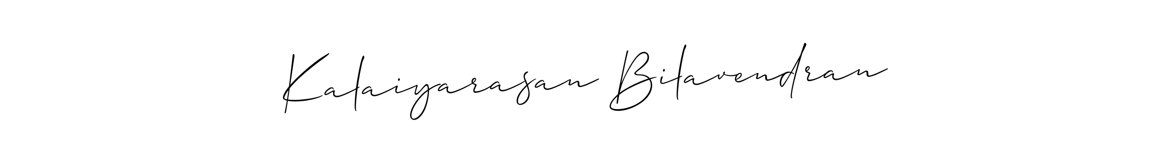 Similarly Allison_Script is the best handwritten signature design. Signature creator online .You can use it as an online autograph creator for name Kalaiyarasan Bilavendran. Kalaiyarasan Bilavendran signature style 2 images and pictures png