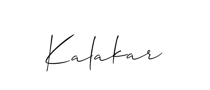 Kalakar stylish signature style. Best Handwritten Sign (Allison_Script) for my name. Handwritten Signature Collection Ideas for my name Kalakar. Kalakar signature style 2 images and pictures png