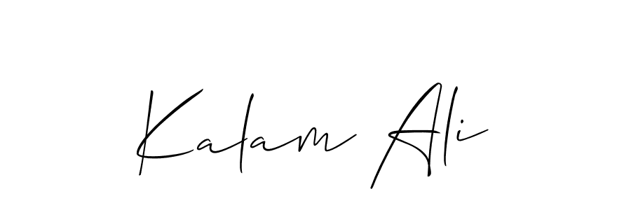 How to make Kalam Ali signature? Allison_Script is a professional autograph style. Create handwritten signature for Kalam Ali name. Kalam Ali signature style 2 images and pictures png